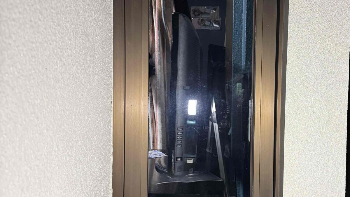 福岡市南区和田の戸建住宅で透明ガラス3㎜交換修理が完了した施工後写真